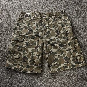 Levi's Green Camouflage Cargo Shorts